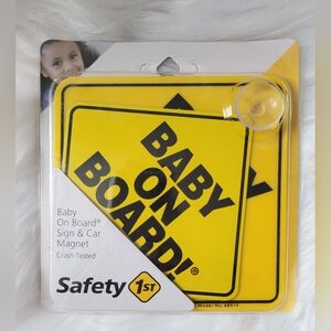 Safety 1st Baby On Board Sign